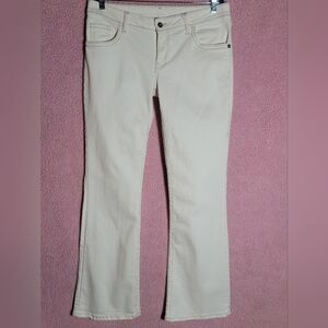 Divided Women's Cream Flare Jeans Size 12